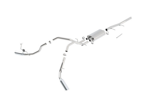 Borla Touring Cat Back Exhaust System for 2009-2013 Silverado GMC Sierra 1500