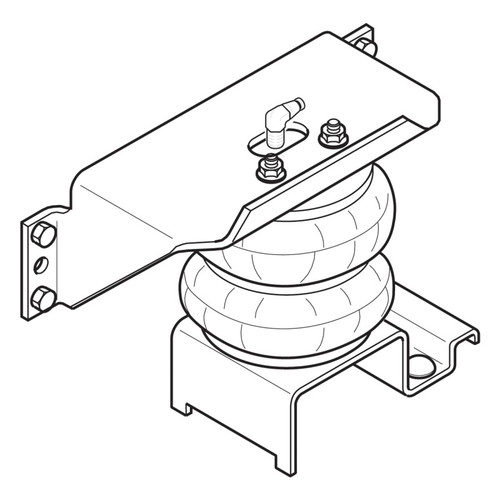 Firestone Ride-Rite Rear Air Helper Spring Kit 2008-2012 16K-22K GVWR