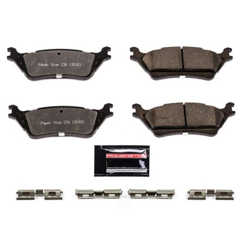 PowerStop Z36 Truck Tow Ceramic Brake Pads Ford F-150 Rear