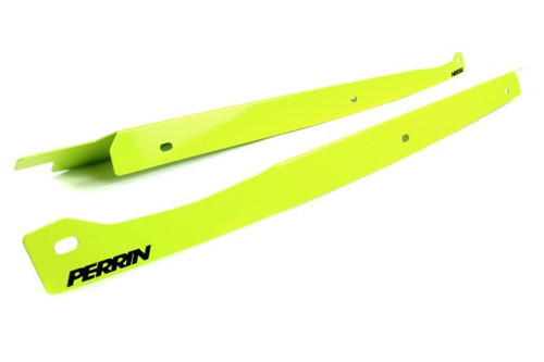 Perrin Performance Fender Shroud Set Neon Yellow for 2008-14 Subaru WRX Impreza