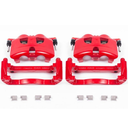 PowerStop Red Powder Coated Brake Calipers Ford F-150 2012-2013 Pair
