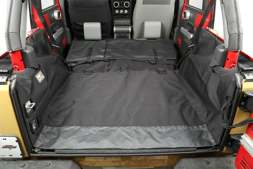 Rugged Ridge C3 Cargo Cover Jeep Wrangler JKU 4-Door 2007 2018 No Subwoofer