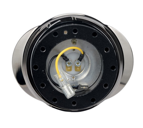 NRG SRK-220BKC Gen 2.2 Quick Release Kit Black Body Black Chrome Ring Steering