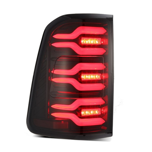 AlphaRex Luxx-Series LED Tail Lights Ram 1500 2019-2020 Black/Red Signal