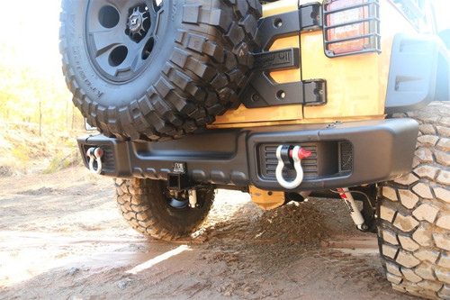 Rugged Ridge Spartacus Rear Bumper for 2007-2018 Jeep Wrangler * Satin Black