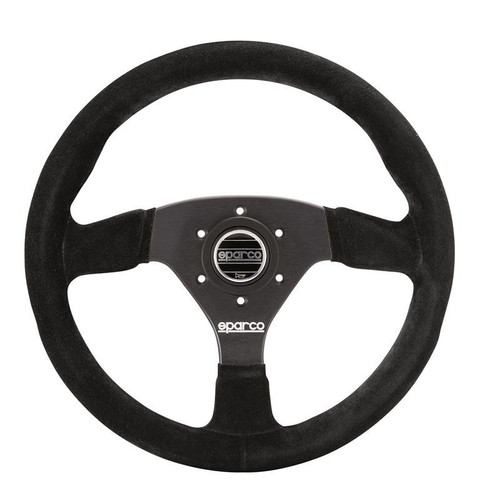 Sparco High-Quality Suede Black Steering Wheel Automotive  Performance Grip