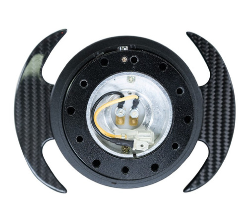 NRG Quick Release Kit Gen 3.0 Black Body Ring Carbon Fiber Handles