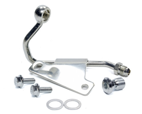 Holley Power Steering Pressure Tube Steel Zinc for GM LS Type II Pumps