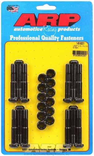 Jeep 4.0L Inline 6 ARP Pro Series Rod Bolt Kit - Chromoly Set of 16