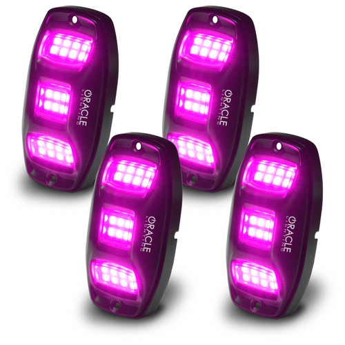 Oracle RGB+W Underbody Rock Light Kit 4pcs Bluetooth App Controlled 5895-339