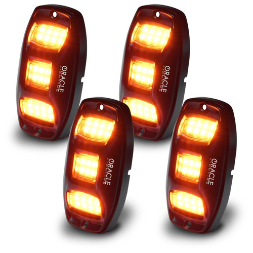 Oracle RGB+W Underbody Rock Light Kit 4pcs Bluetooth App Controlled 5895-339