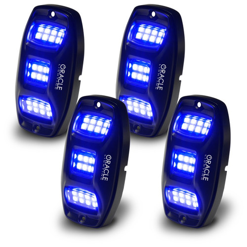 Oracle RGB+W Underbody Rock Light Kit 4pcs Bluetooth App Controlled 5895-339