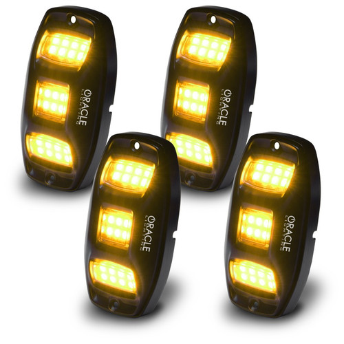 Oracle RGB+W Underbody Rock Light Kit 4pcs Bluetooth App Controlled 5895-339