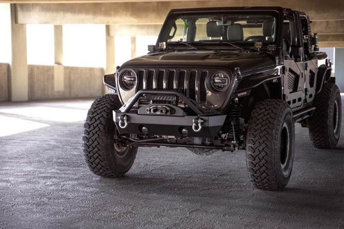 DV8 FS-15 Front Bumper for Jeep Wrangler JK JL Gladiator JT Winch Ready