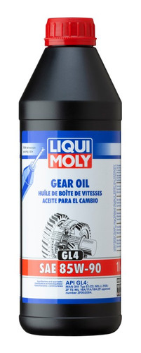 LIQUI MOLY 20016 Mineral Gear Oil GL4 85W-90 Manual Transmission Lubricant