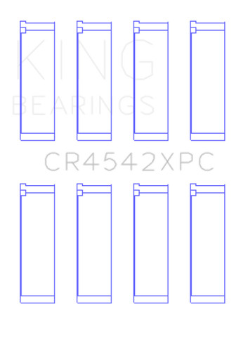 King CR4542XPC pMaxKote Rod Bearings STD For Honda K-Series 2.0L 2.4L Engines