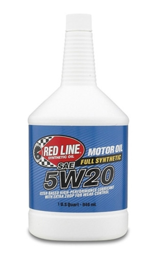Red Line 5W20 Full Synthetic Motor Oil 1 Quart High Performance Engine Lube