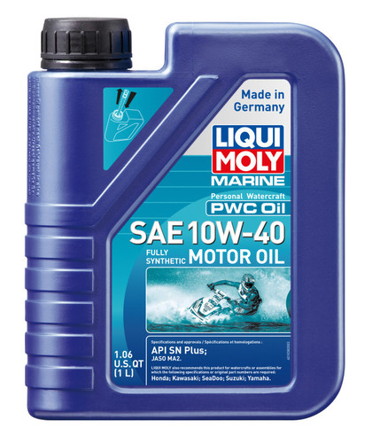 LIQUI MOLY 20528 Marine PWC 10W40 Synthetic Engine Oil 1L Jetski Honda Sea-Doo