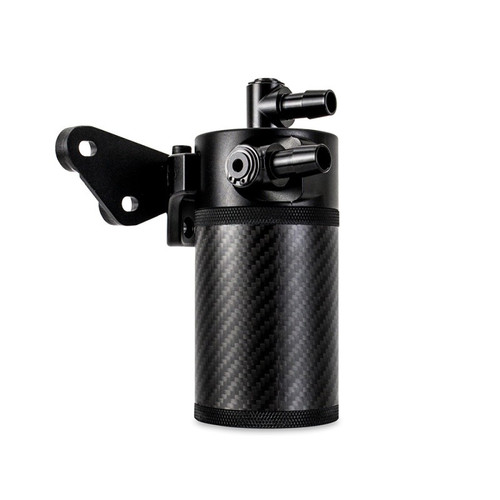 Mishimoto Carbon Fiber Baffled Oil Catch Can Kit for Chevrolet C8 Corvette 2020+
