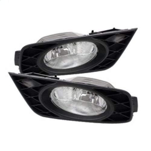 Spyder OEM Front Fog Lights With Switch Clear Pair for 2008-2010 Honda Odyssey