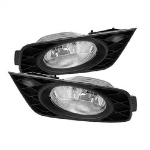 Spyder OEM Front Fog Lights With Switch Clear Pair for 2008-2010 Honda Odyssey