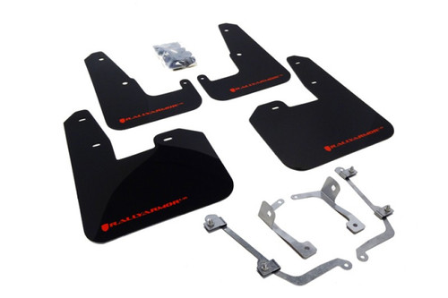 Rally Armor UR Series Mud Flaps Front & Rear for 2008-14 Subaru Impreza WRX/STI