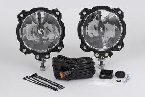 KC HiLiTES 6in Pro6 Gravity LED Light Pair Universal Mount