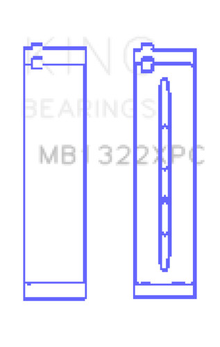 King Engine Bearings Main Bearing Set for 2007-16 VW Audi V8 V10 R8 RS6, Huracan