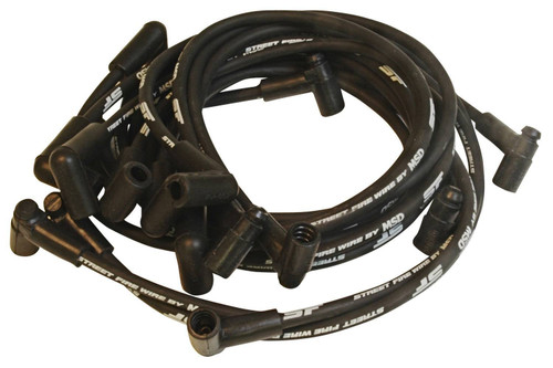 MSD Ignition Street Fire Spark Plug Wire Set 8mm Spiral Core for S-Block Chevy