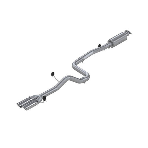 Mbrp Armor Lite Exhaust System Dual 3in Outlet for 2014-2019 Ford Fiesta ST L4