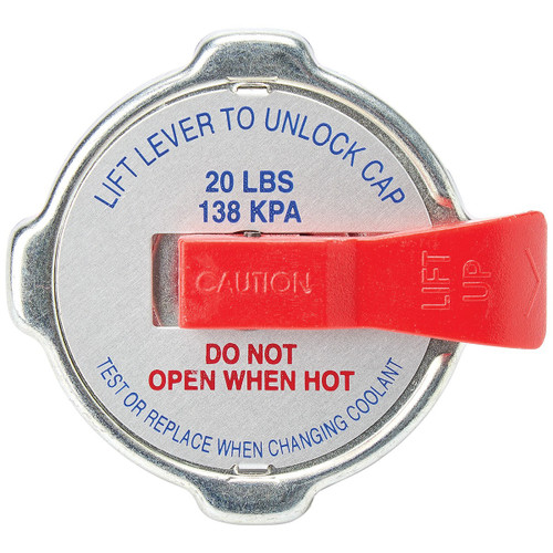 Allstar Performance Radiator Cap 18-22 PSI Lever For Standard Radiator Necks