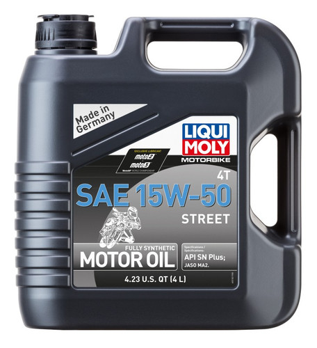 Liqui Moly 4L Motorbike 4T SAE 15W50 Engine Oil For BMW R100 Honda Gold Wing