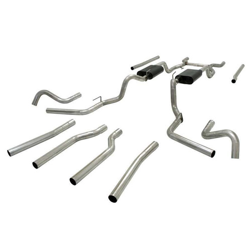Flowmaster American Thunder Crossmember Back Exhaust Kit 1967-72 GM Trucks