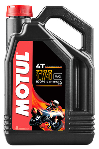 Motul 7100 10W40 4T 4L Fully Synthetic 4-Stroke Motorcycle Engine Oil
