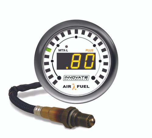Innovate Motorsports MTX L Plus Wideband Air Fuel Ratio Black Digital Gauge Kit