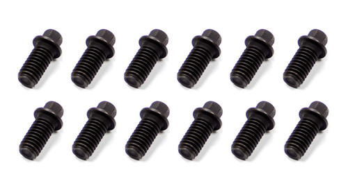 Schoenfeld Header Bolts 3/8-16 x 3/4 5/16 Hex Steel Set of 12 SCH3006-12