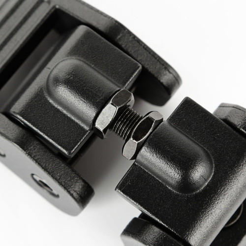 Rugged Ridge Textured Black Hood Catches Black for 2007-2018 Jeep Wrangler V6