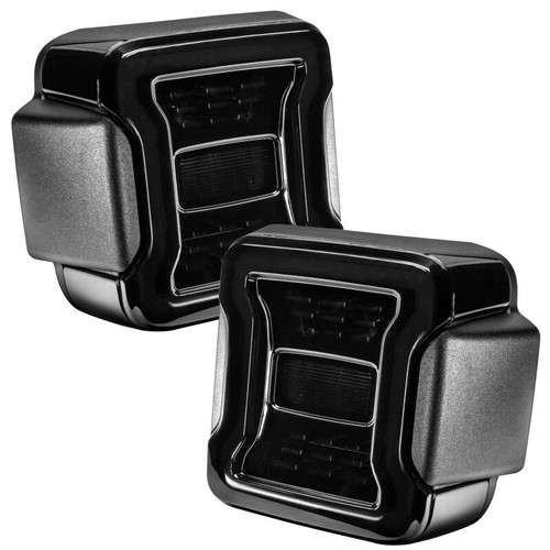 Oracle LED Tail Lights for Jeep Wrangler JL 2019-2021 - Blacked-Out Design