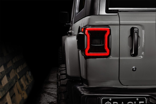 Oracle LED Tail Lights for Jeep Wrangler JL 2019-2021 - Blacked-Out Design
