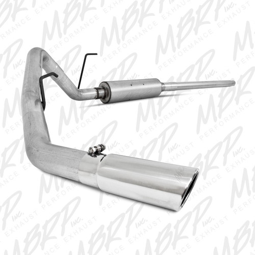 MBRP Armor Lite Series Cat Back Exhaust System Single for 2004-08 Ford F-150 FX2
