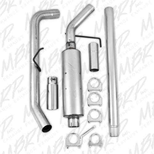 MBRP Armor Lite Series Cat Back Exhaust System Single for 2004-08 Ford F-150 FX2