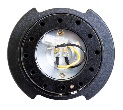 NRG Quick Release Kit Gen 2.5 SRK-250BK Black Steering Wheel w/Finger Grooves