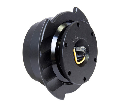 NRG Quick Release Kit Gen 2.5 SRK-250BK Black Steering Wheel w/Finger Grooves