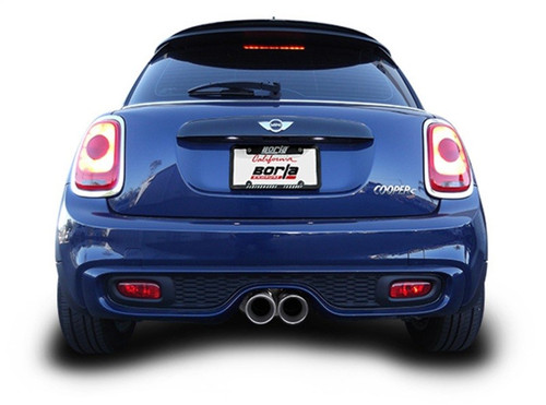 Borla S-Type Rear Section Exhaust 2.5in Tips for 2014-2020 Mini Cooper S F56 F57