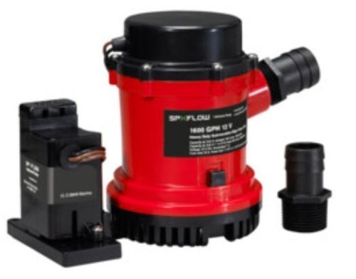 For HD BILG PMP 1600 GPH W/EM SWIT 12V