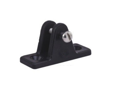 NYLON ANGLED DECK HINGE BLACK