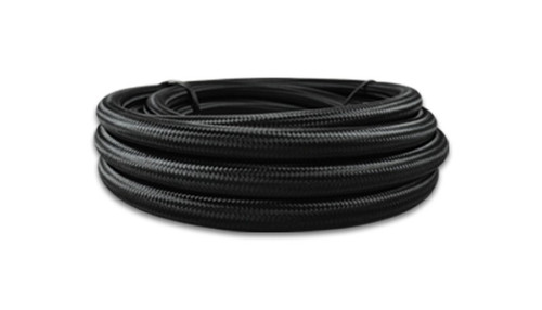 Vibrant -10AN Black Nylon Braided Flex Hose 20ft Roll Oil Fuel Coolant Line