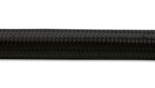 Vibrant -10AN Black Nylon Braided Flex Hose 20ft Roll Oil Fuel Coolant Line