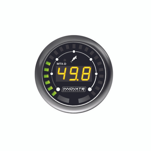 Innovate MTX-D Fuel Pressure Gauge 0-145 PSI Interchangeable Faceplates
