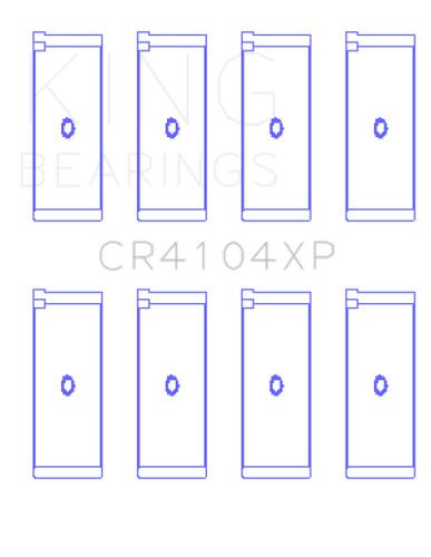 King Connecting Standard Rod Bearings for 1983-2006 Audi 4000 S, Base 80-90